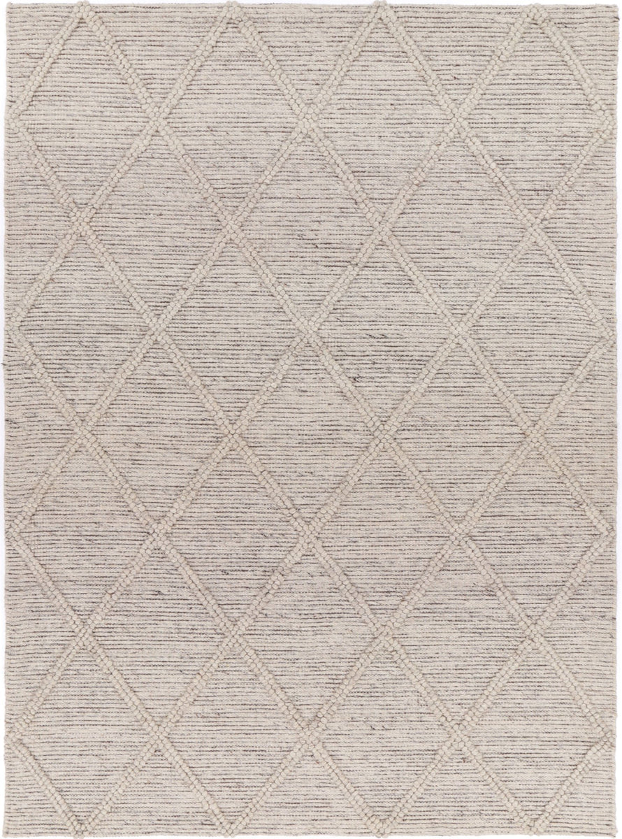 Kochi Zara Geometric Cream Wool Rug – RugsDirect