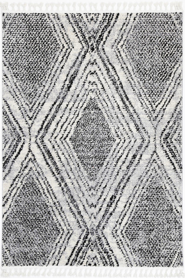Micha Kanani Geometric Black & Grey Rug