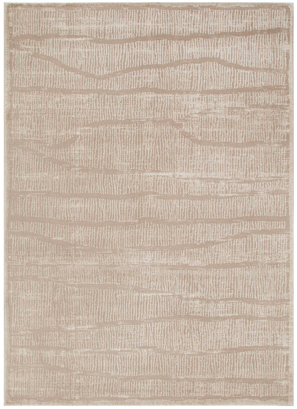 Sierra Abstract Beige Lines Rug