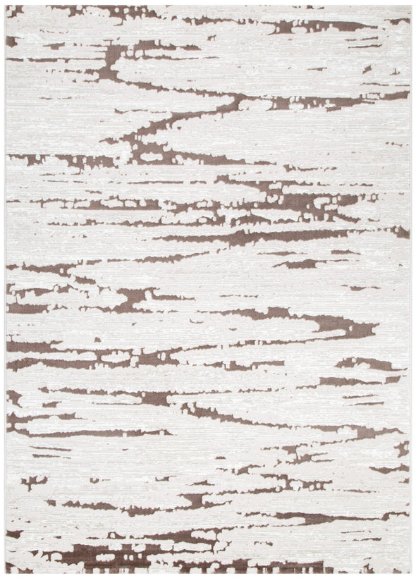 Amalfi Modern Abstract Cream Brown Rug