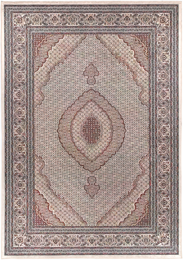 Angelic Medallion Red Non-Slip Rug