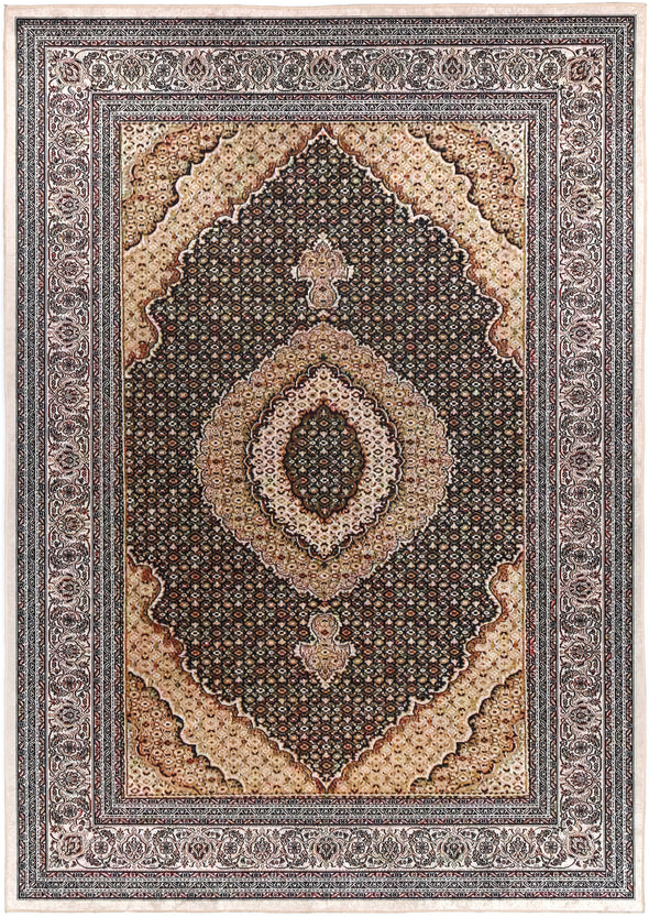 Angelic Medallion Gold Non-Slip Rug