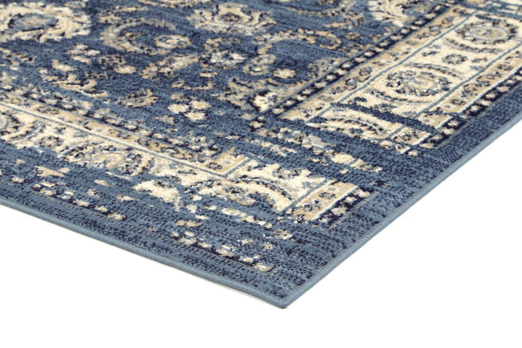 Arya Ziegler Distressed Navy Rug