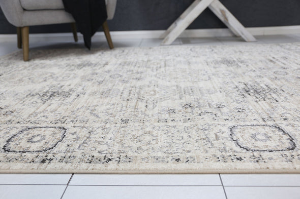 Arya Ziegler Cream Grey Rug