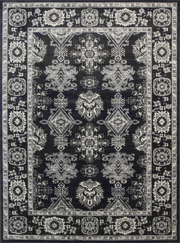 Arya Ziegler Navy Grey Rug