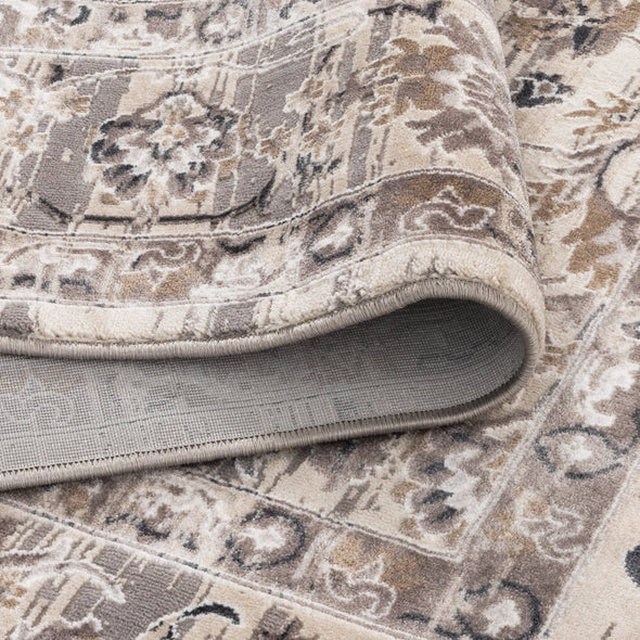 Atina Distressed Transitional Beige Grey Rug