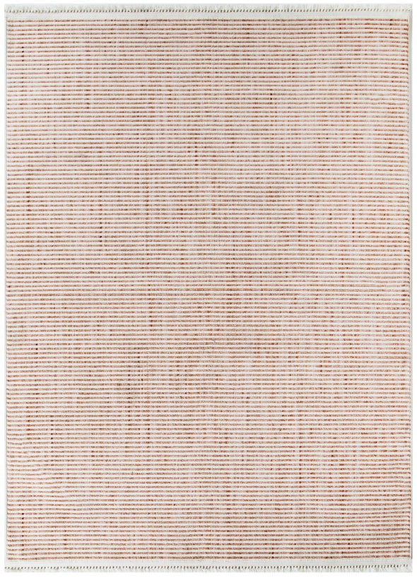 Berno Pink Ivory Loop Stripes Rug