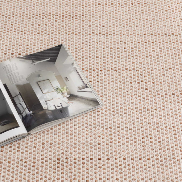 Berno Ivory Pink Loop Rug