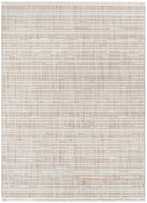 Berno Beige Ivory Loop Lines Rug