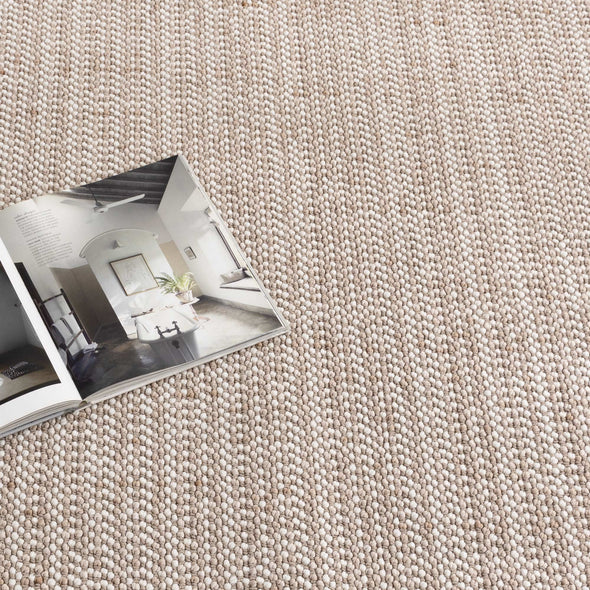 Berno Ivory Beige Loop Rug