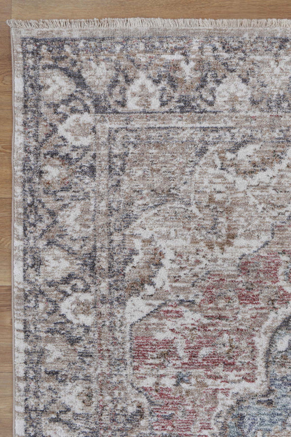 Edgar Arlington Medallion Transitional Rose Rug