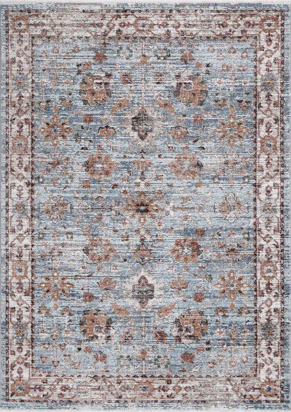 Edgar Roanoke Transitional Blue Rug