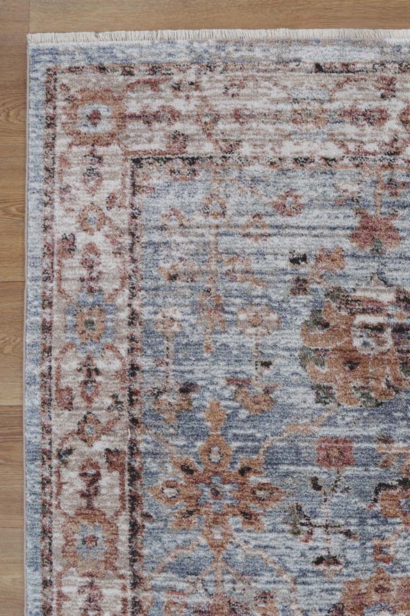 Edgar Roanoke Transitional Blue Rug