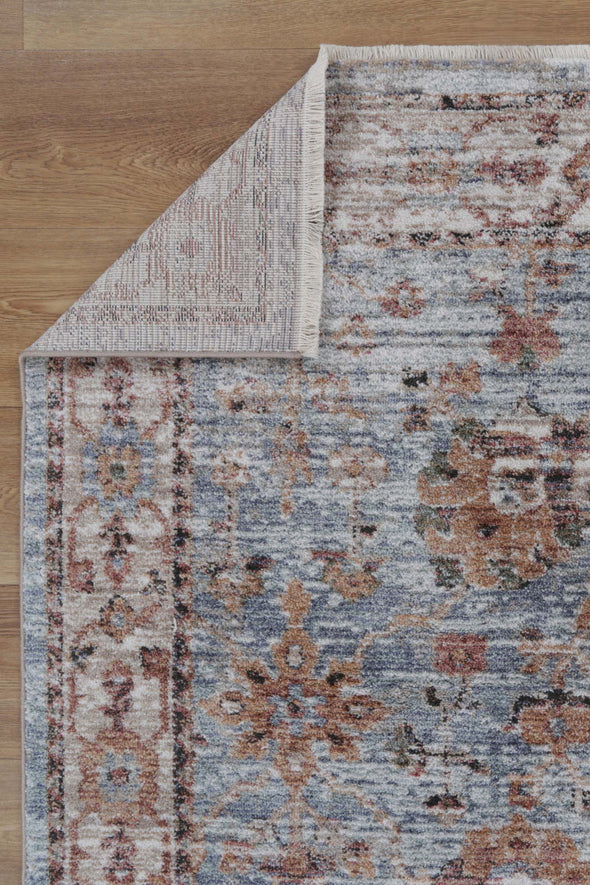 Edgar Roanoke Transitional Blue Rug