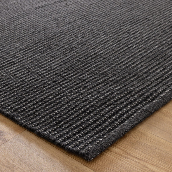 Natura Wool in Black Rug