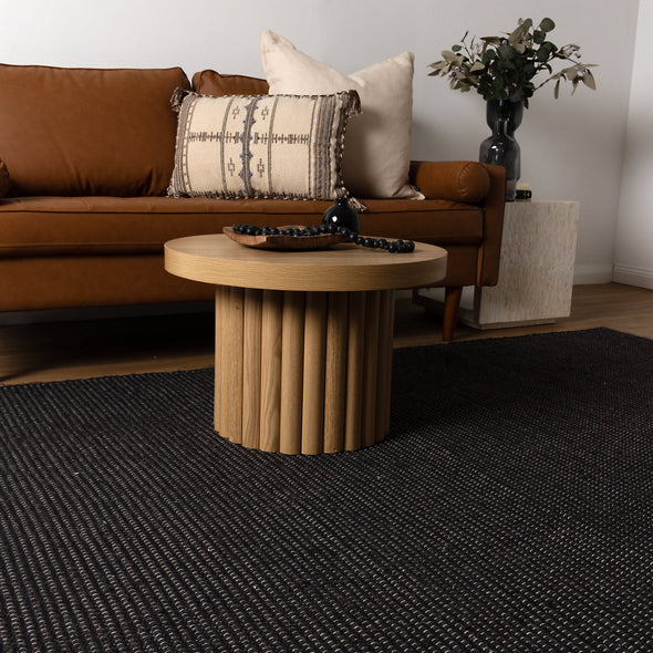 Natura Wool in Black Rug