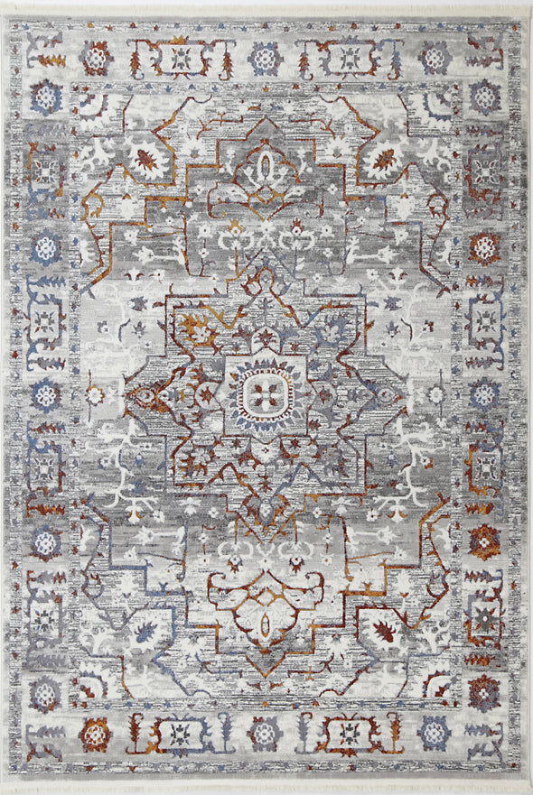 Bohemian Paradise Medalion Grey Multi Rug