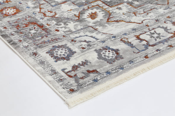 Bohemian Paradise Medalion Grey Multi Rug