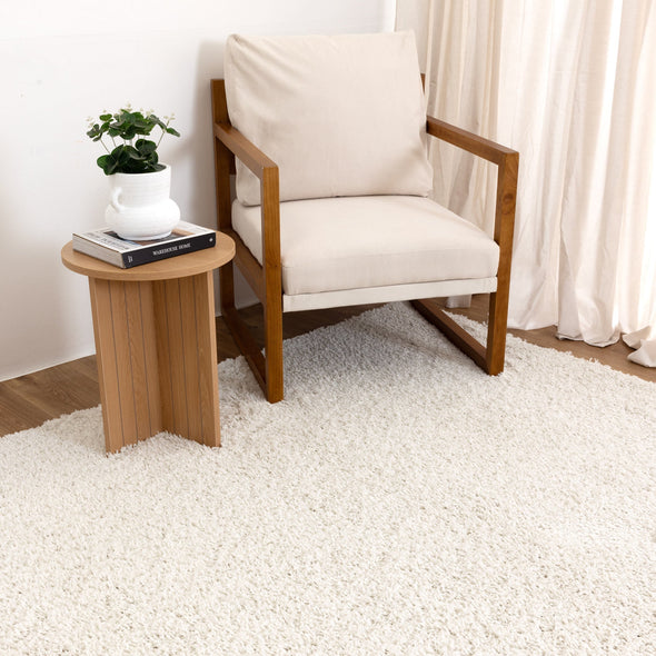 Florence Shaggy Excellent Comfort in White Rug