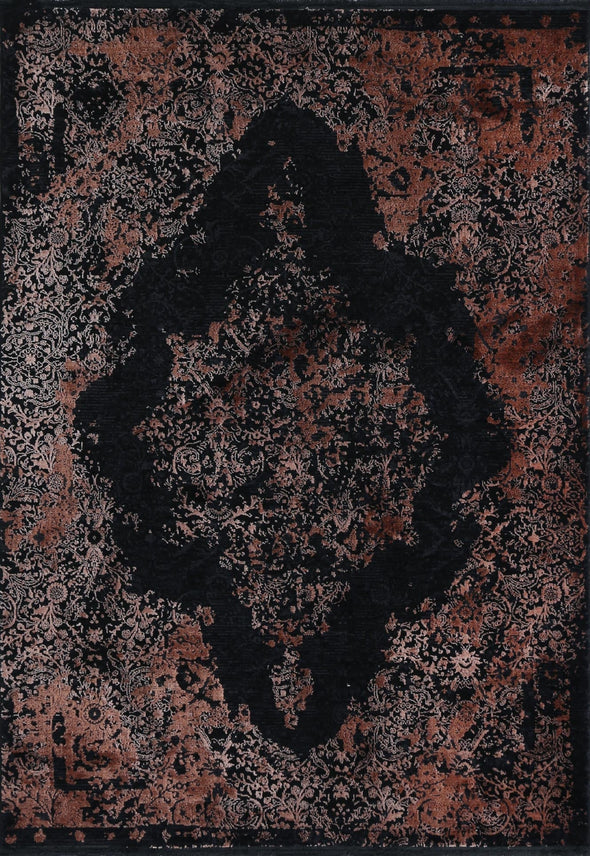 Brooklyn Distressed Medallion Rust Rug