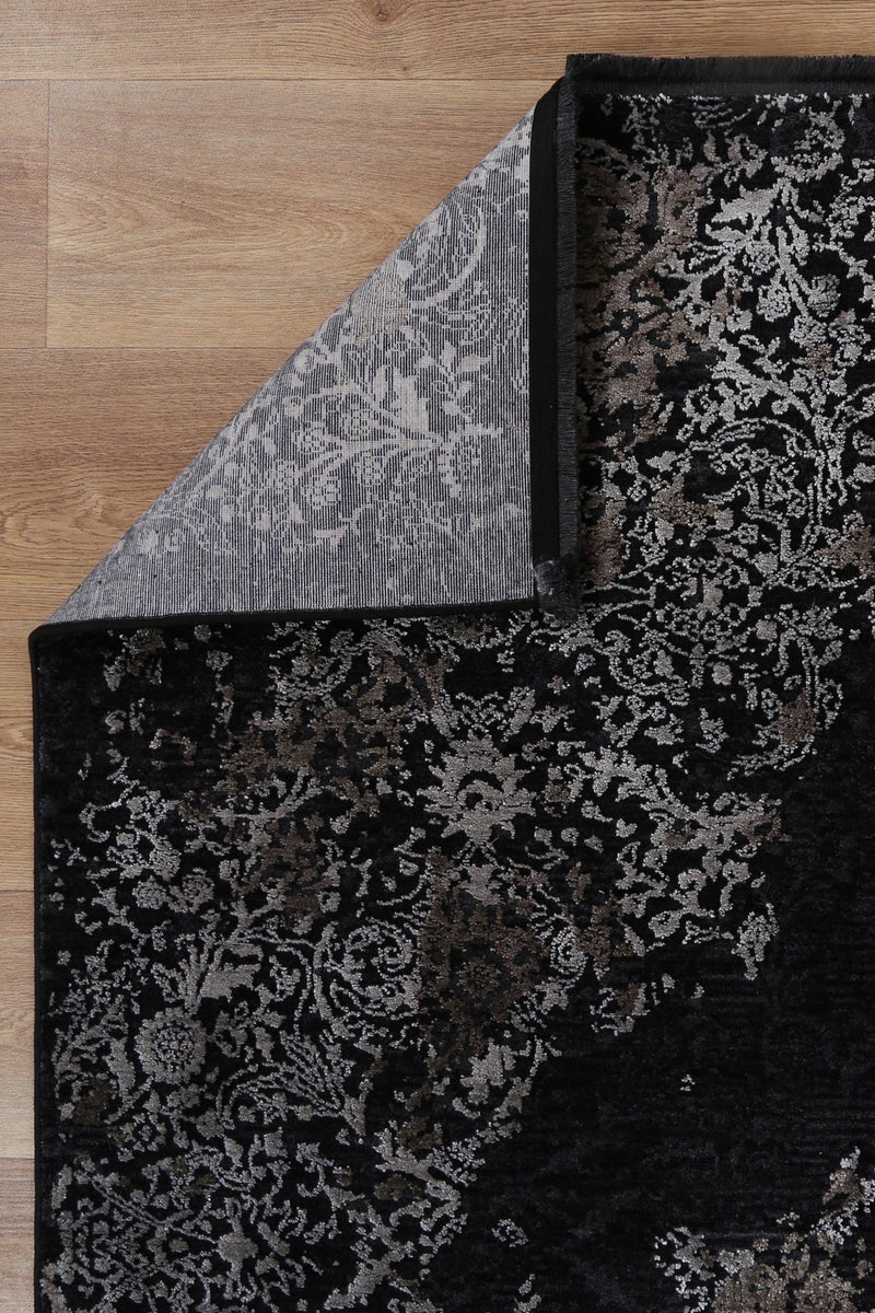 Brooklyn Distressed Medallion Pewter Rug – RugsDirect