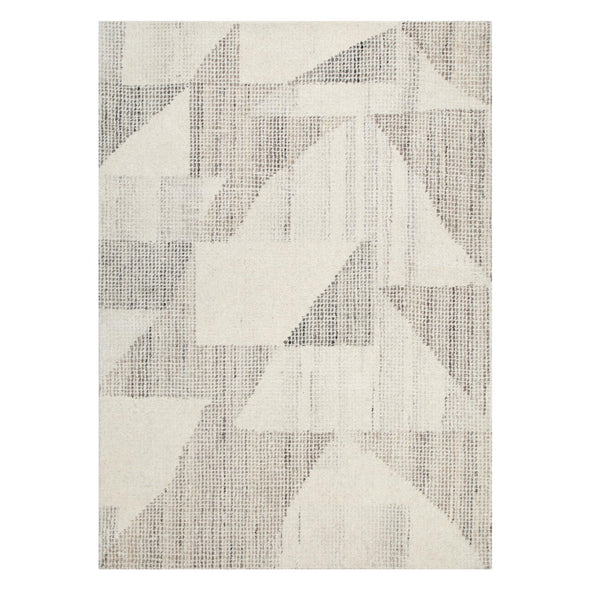 Cassian Flecks Beige Wool Rug