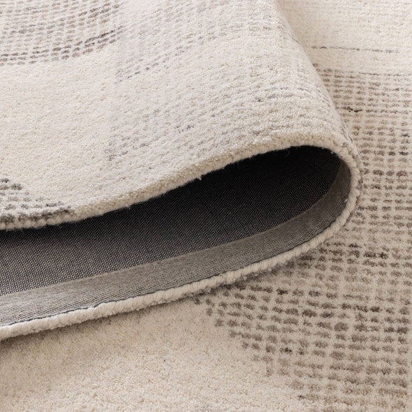 Cassian Flecks Beige Wool Rug