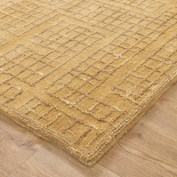 Abasco Citron Knitted Wool Rug