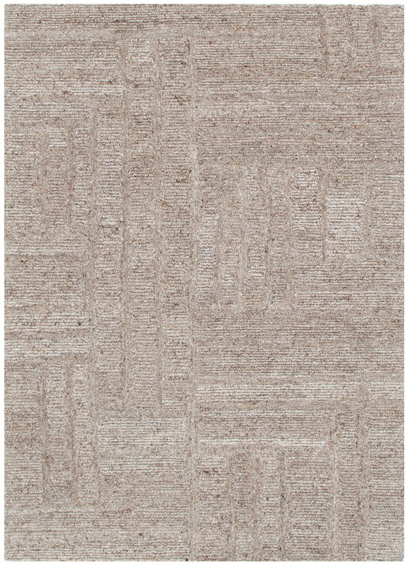 Seren Cocoa Modern Wool Rug