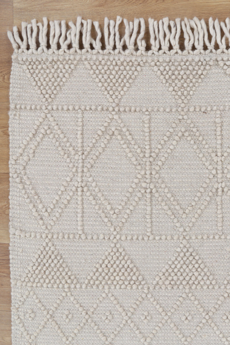 Diego Inca Beige Wool Rug – RugsDirect
