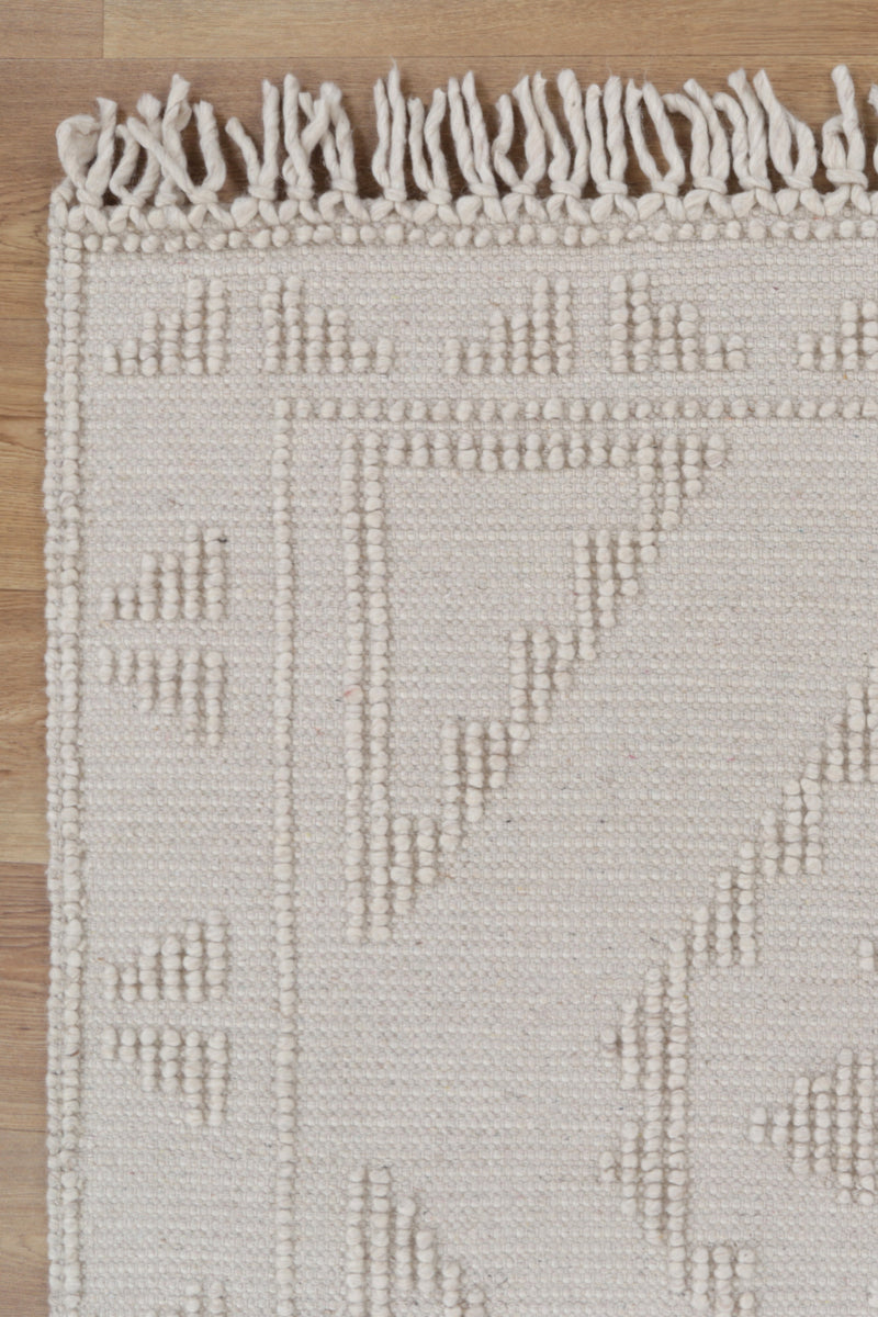 Diego Ornamental Beige Wool Rug – RugsDirect