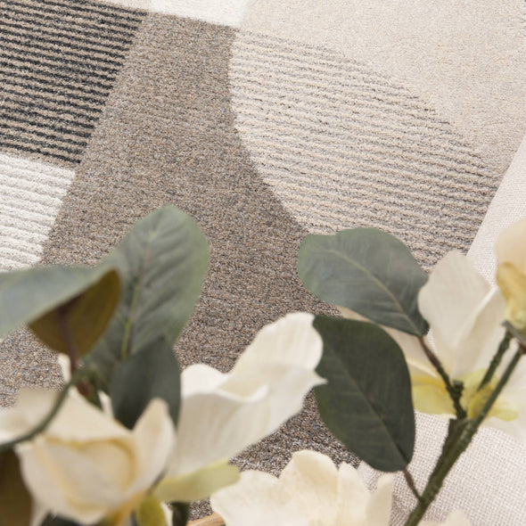 Dorado Grey Beige Arches Rug