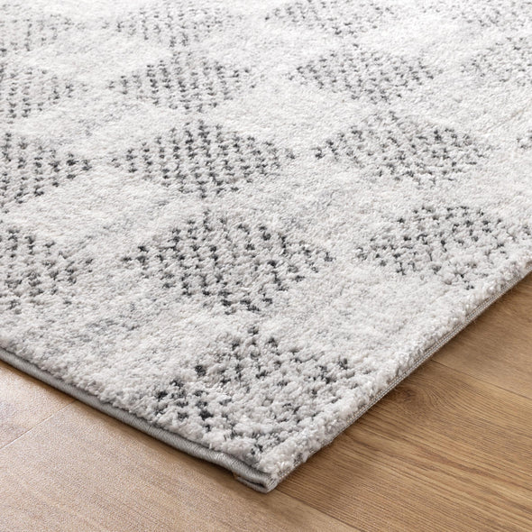 Dorado Grey Checkered Rug