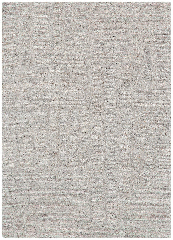 Seren Greige Modern Wool Rug