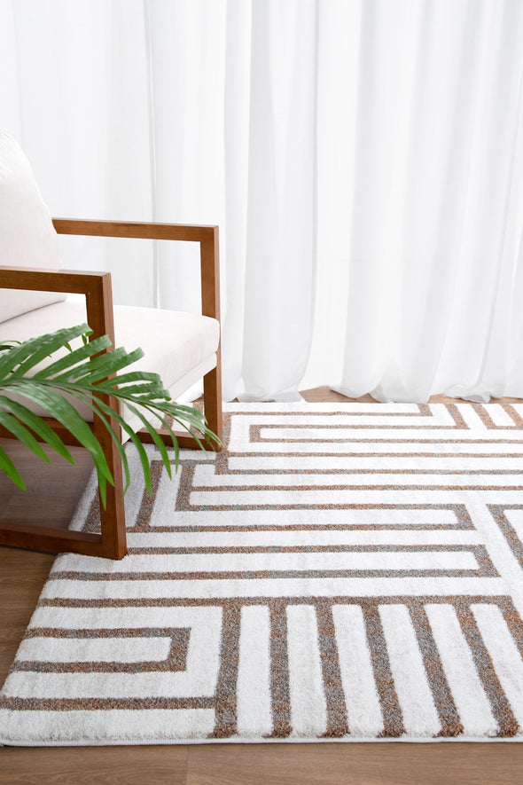 Indulgence Maze Cream Rug