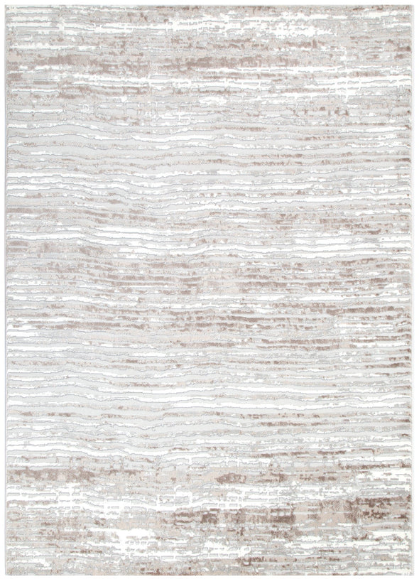 Jade Distressed Lines Grey Beige Rug