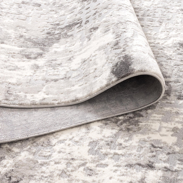 Jade Abstract Grey Rug