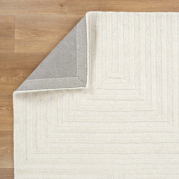 Les Nomades Felix Cream Wool Rug