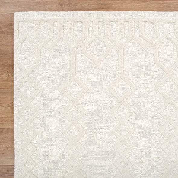 Les Nomades Senso in Cream Wool Rug