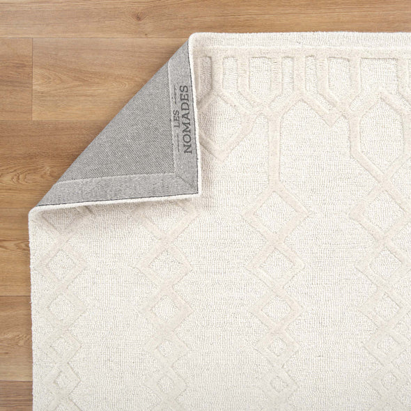 Les Nomades Senso in Cream Wool Rug