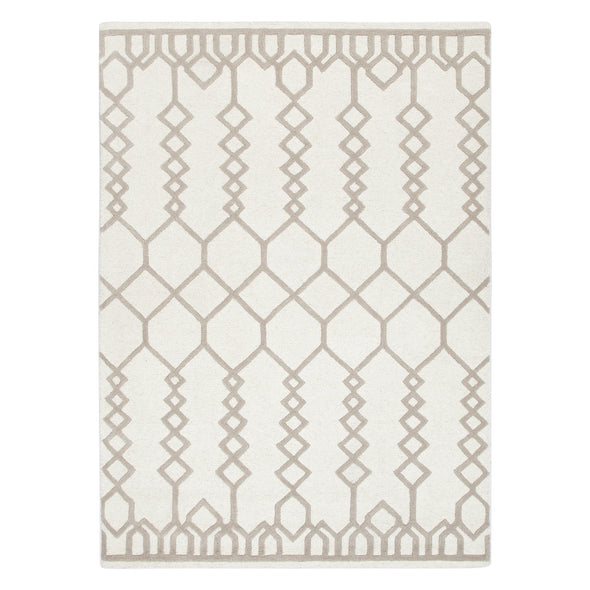 Les Nomades Senso in Beige Wool Rug