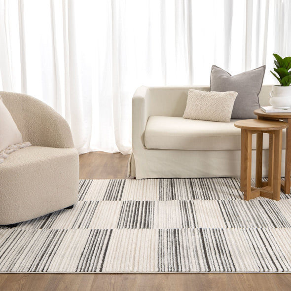 Sierra Lines Grey Rug