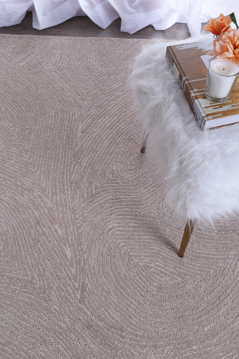 Loren Almon 01 in Natural Wool Rug – RugsDirect