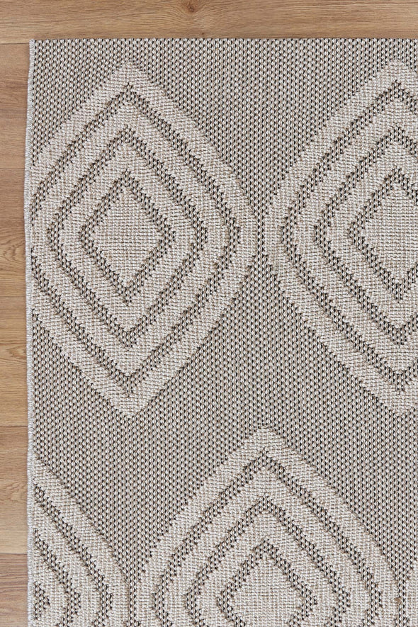 Tahiti Modern Indoor/Outdoor Brown Rug