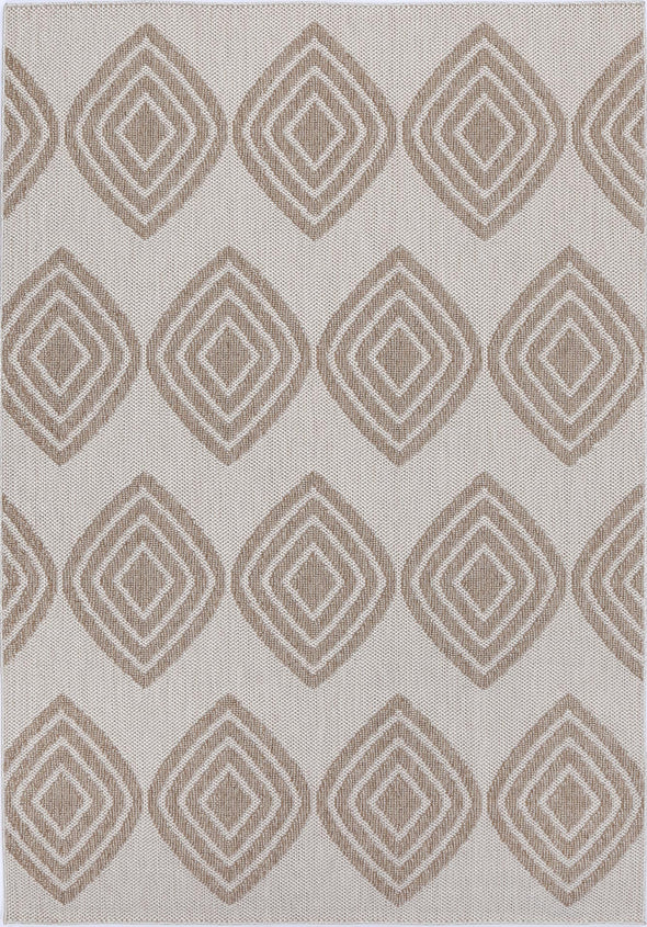 Tahiti Modern Indoor/Outdoor Beige Rug