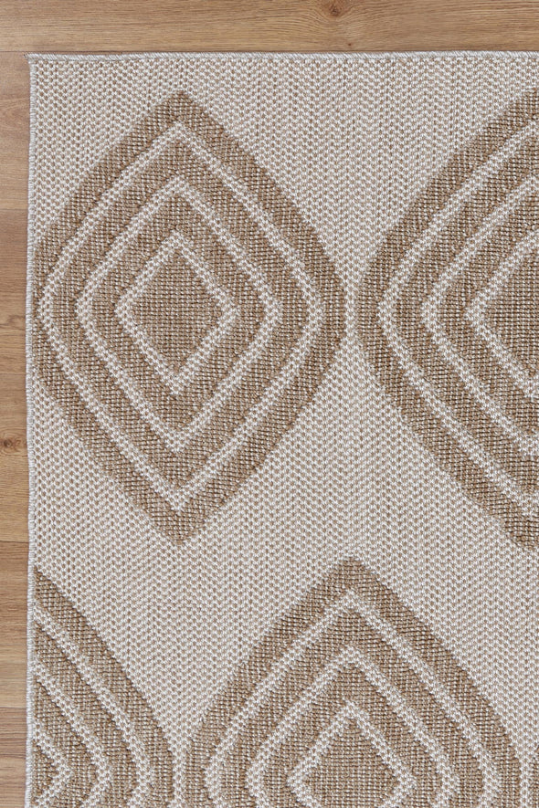 Tahiti Modern Indoor/Outdoor Beige Rug