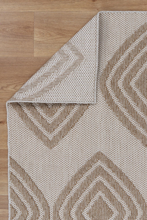 Tahiti Modern Indoor/Outdoor Beige Rug