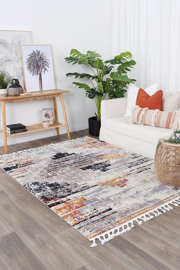 Boho Moroccan Tribal Arrow Multi Rug