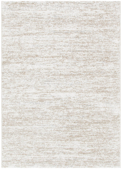 Nola Canvas Abstract Beige Rug