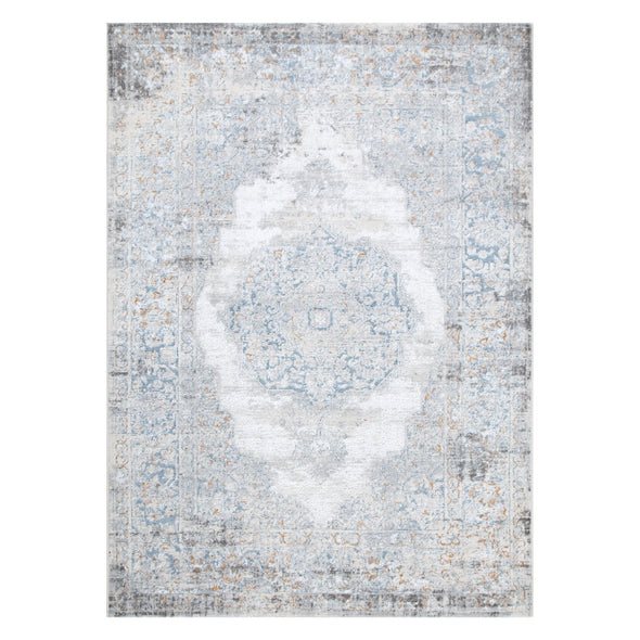 Pierre Cardin Ocean Medallion in Blue Rug